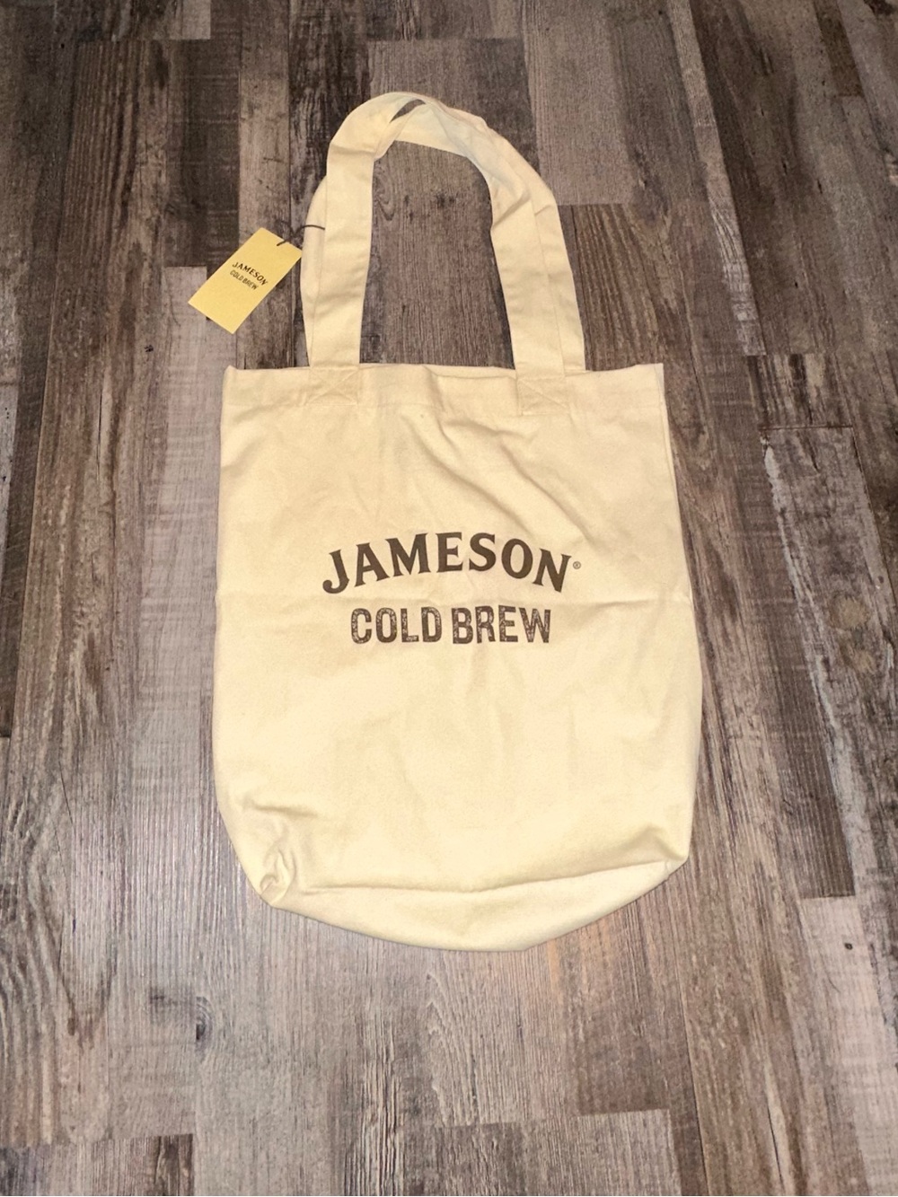 Jameson Cold Brew Beige Canvas Tote